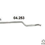 Труба глушителя средняя  Citroen  XANTIA