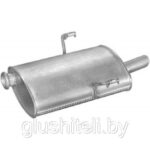 Глушитель задняя часть  Peugeot 406