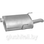 Глушитель задняя часть  Peugeot 406