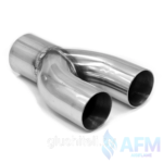 Y-пайп  1 вход-65мм -2 выхода-55мм нержавейка